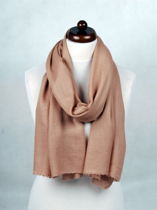 Pashmina-Wollschal Self in Mokka-Mousse