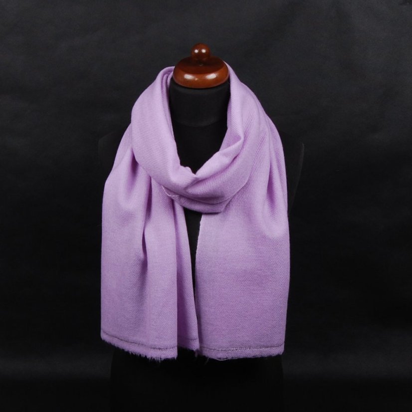 100% kašmírový šál exclusive stredný fialový