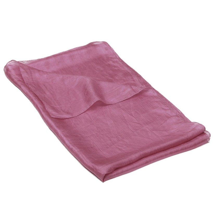 Seidenschal einfarbig altrosa