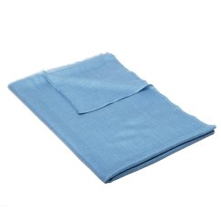 Kašmírska vlnená pašmína Self svetlošedomodrá