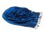 Seidenschal aus Varanasi schwarz-blau