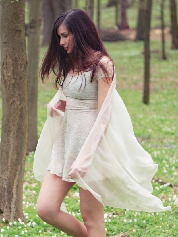 Ring-pashmina exklusiv cremefarben