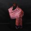 Seidenschal Super Wangmo helllila mit Rot