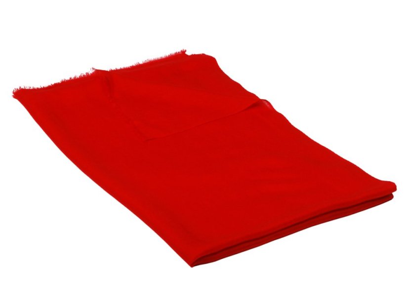 Ring-pashmina exklusiv rot