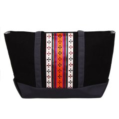 Tibetská kabelka Shopper Thogme Druk černá