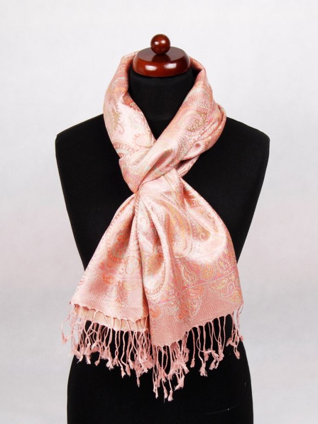 Seidenschal Super groß hellrosa