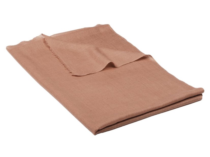 Kašmírska vlnená pašmína Self svetlohnedá Mocha Mousse