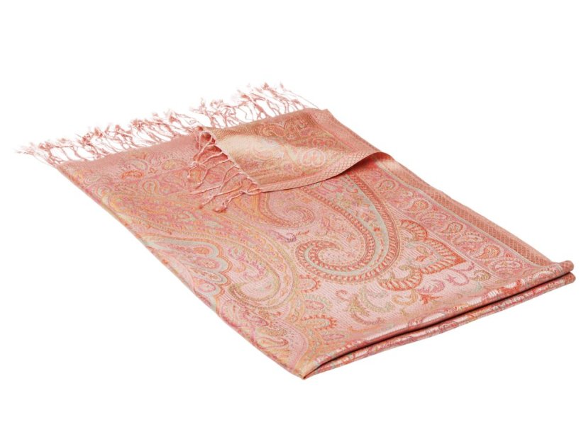 Seidenschal Super groß hellrosa