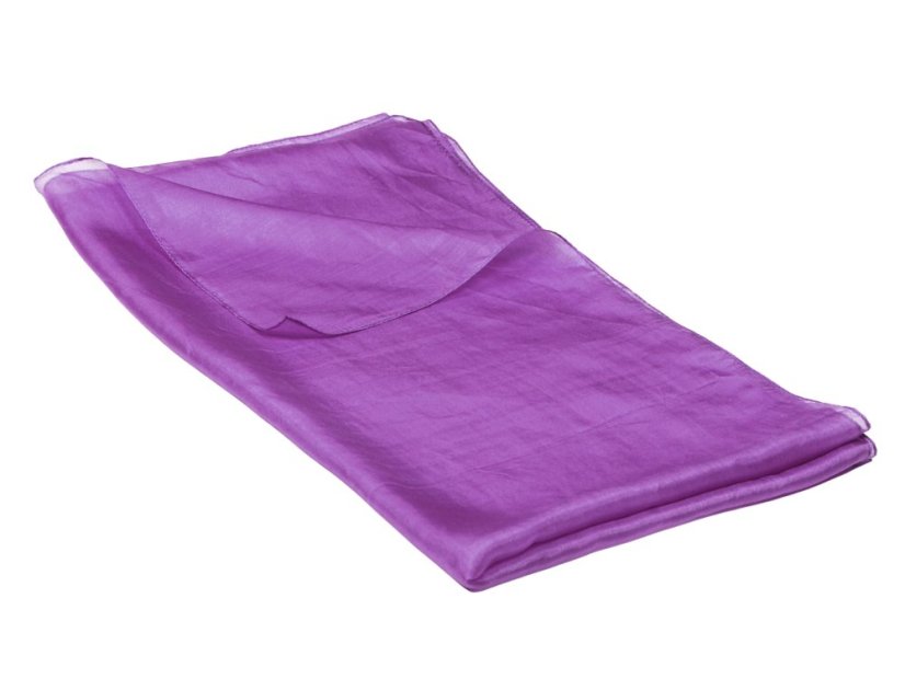 Seidenschal einfarbig lila