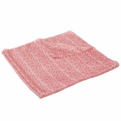 Hodvábna šatka s potlačou červeno-biela