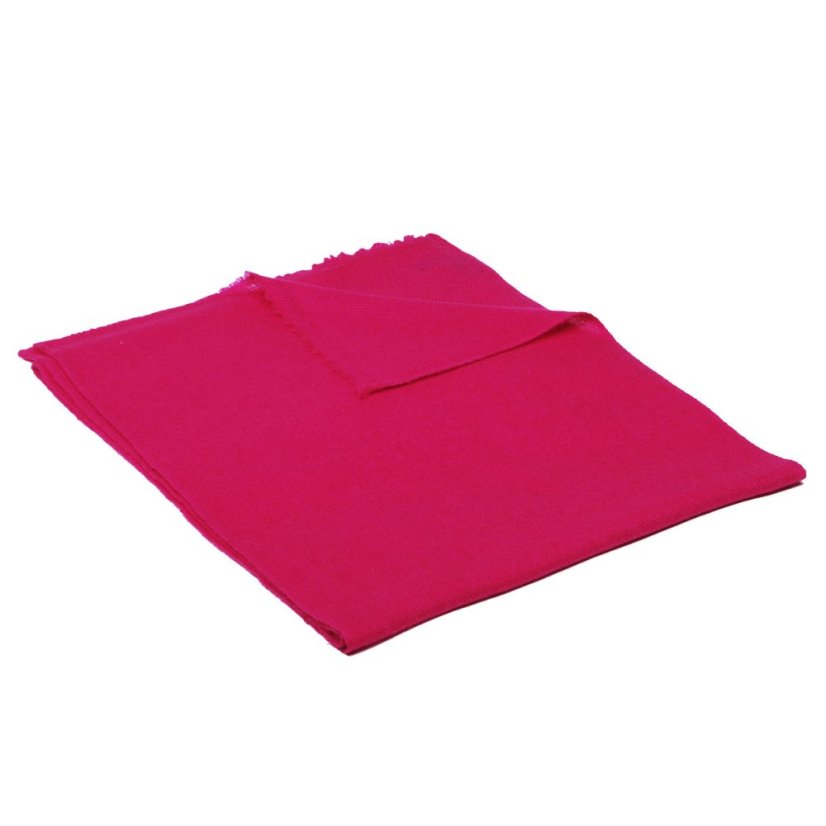 100% Kaschmirschal exklusiv schmal magenta