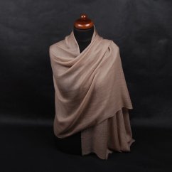Ring-pashmina exklusiv graubraun