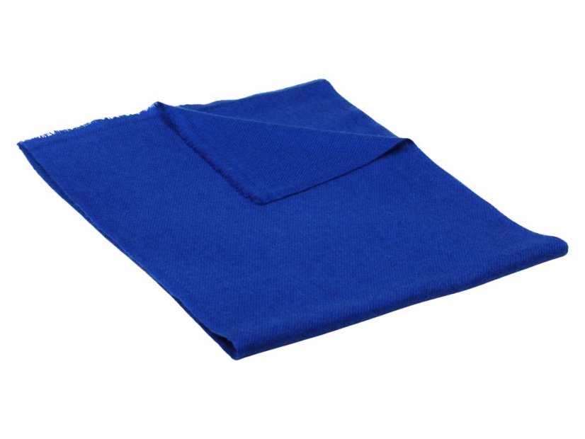 100% kašmírový šál exclusive úzky modrý