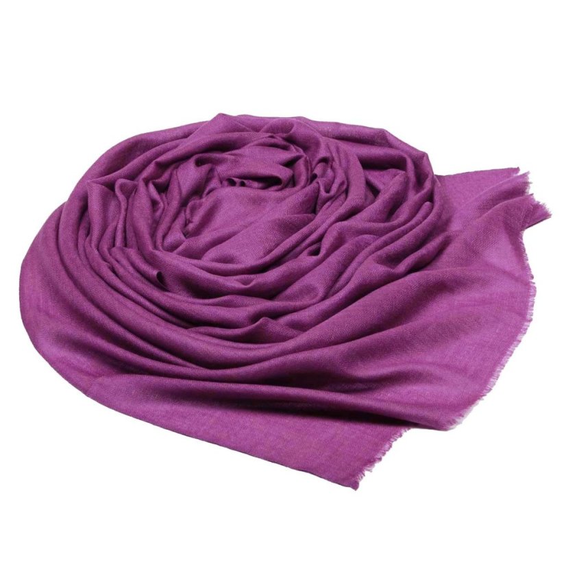 Pashmina-Wollschal Self lila