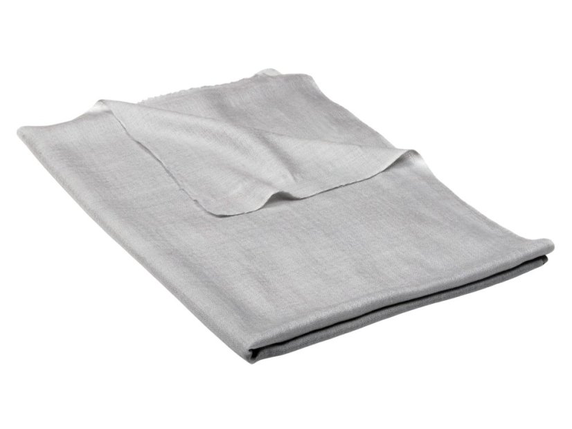 Pashmina-Wollschal Self hellgrau