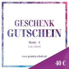 Geschenkgutschein im Wert von 40 €