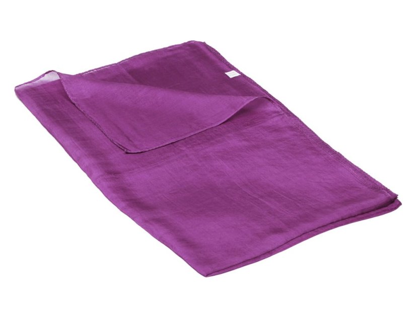 Seidenschal einfarbig rosalila