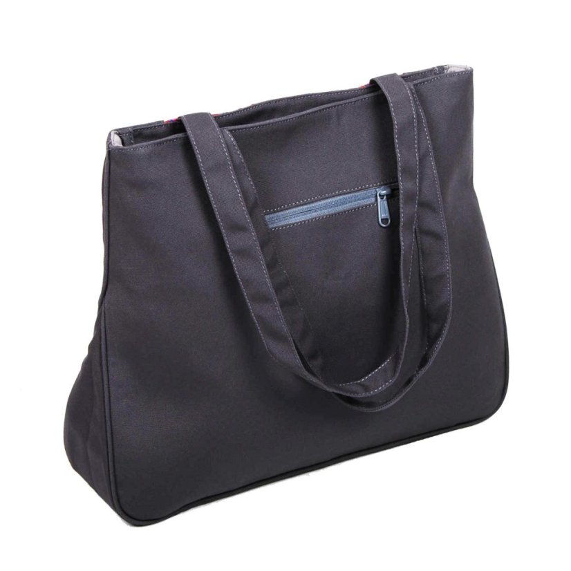 Tibetische Handtasche Tote Samye Druk dunkelgrau