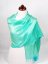 Hedvábná šála z Váránasí světle tyrkysovo-světle žlutá