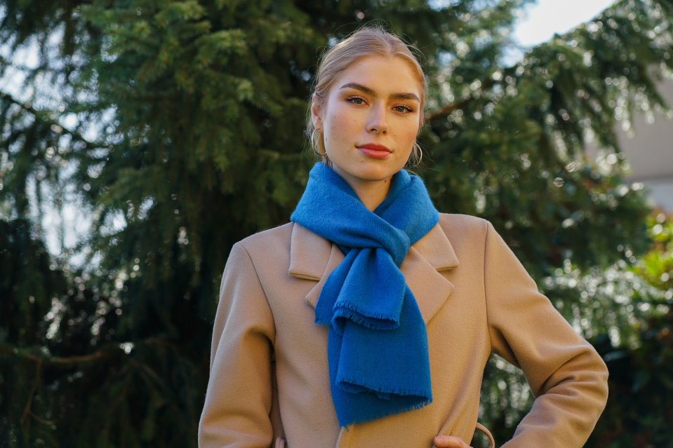 100% kašmírové šály exclusive úzké