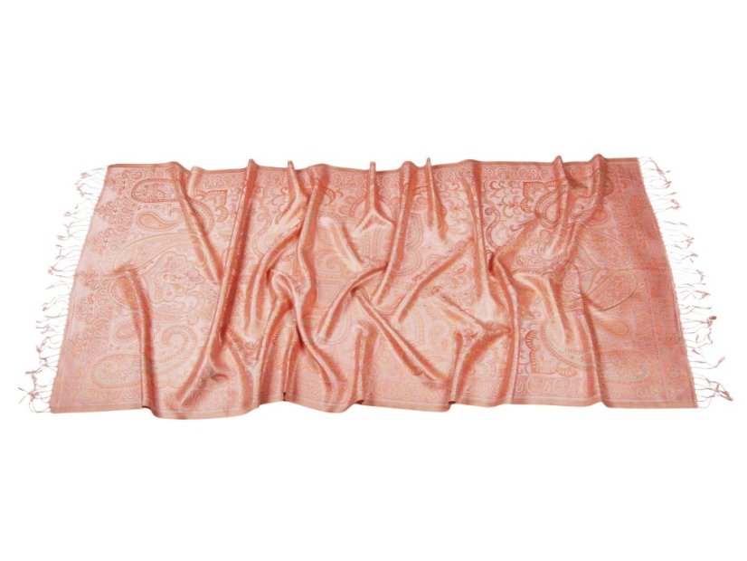 Seidenschal Super groß hellrosa