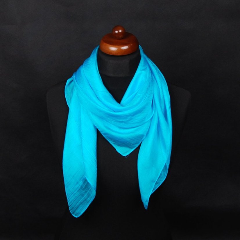 Seidentuch einfarbig türkis