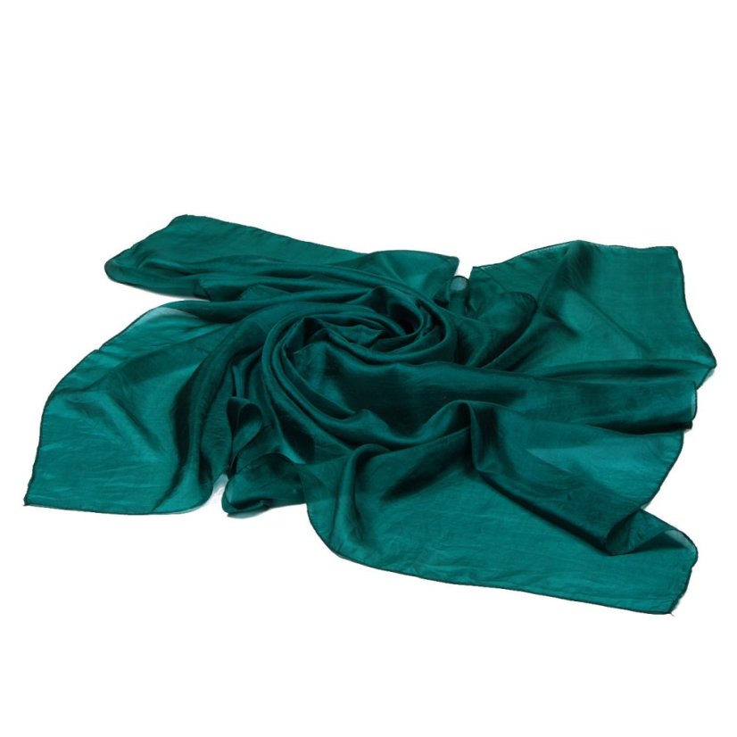 Seidentuch einfarbig dunkelgrün