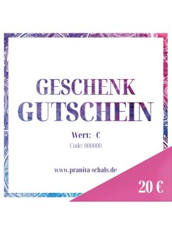 Geschenkgutschein im Wert von 20 €