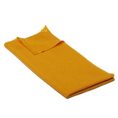 100% kašmírová šála exclusive střední tmavě žlutá