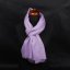 Pashmina-Wollschal Self helllila mit Blaustich