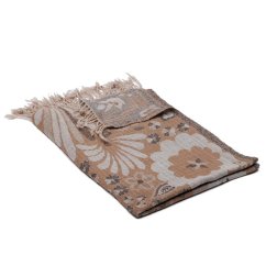 Šál z merino vlny Tsering šedohnedý