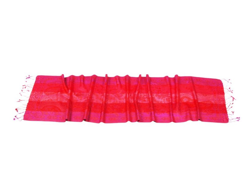 Seidenschal Super rot-rosa