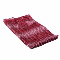 Hedvábná šála s potiskem vínová