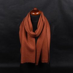 100% Kaschmirschal exklusiv mittelgroß braun