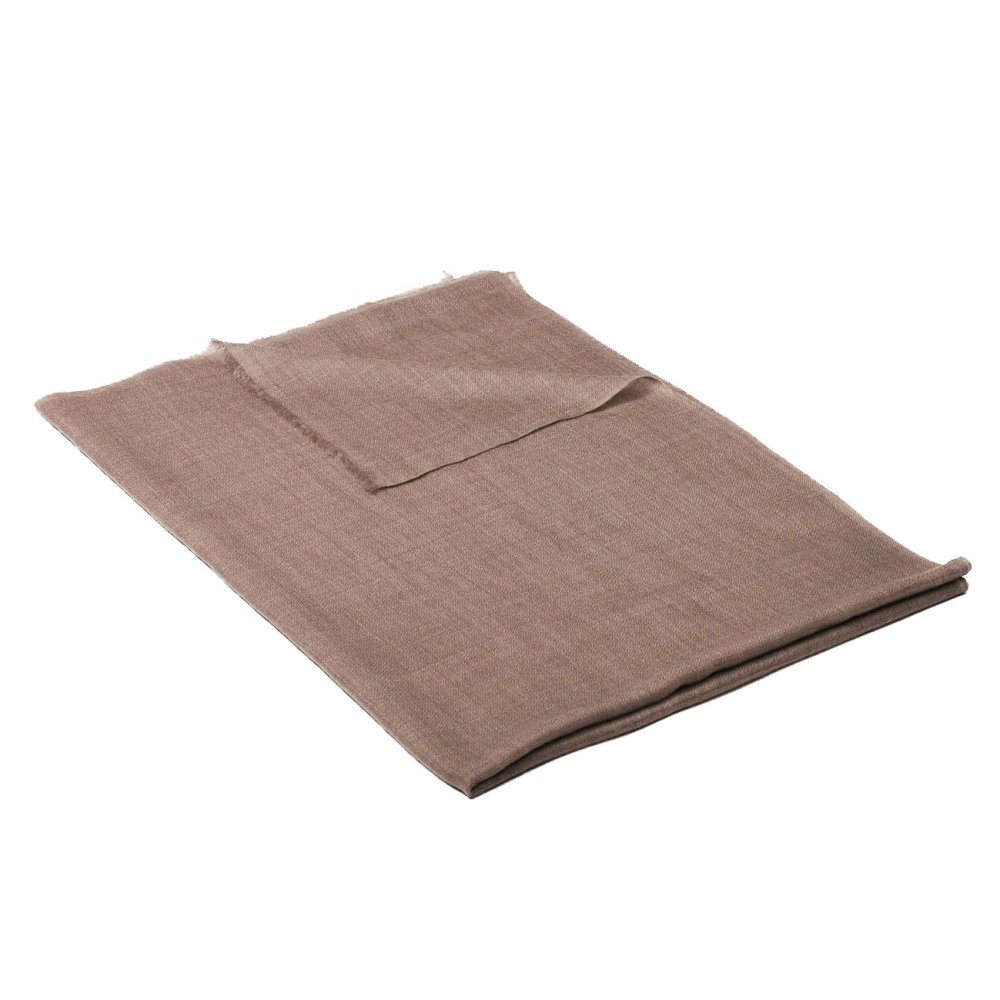 Prstýnková pašmína exclusive šedohnědá