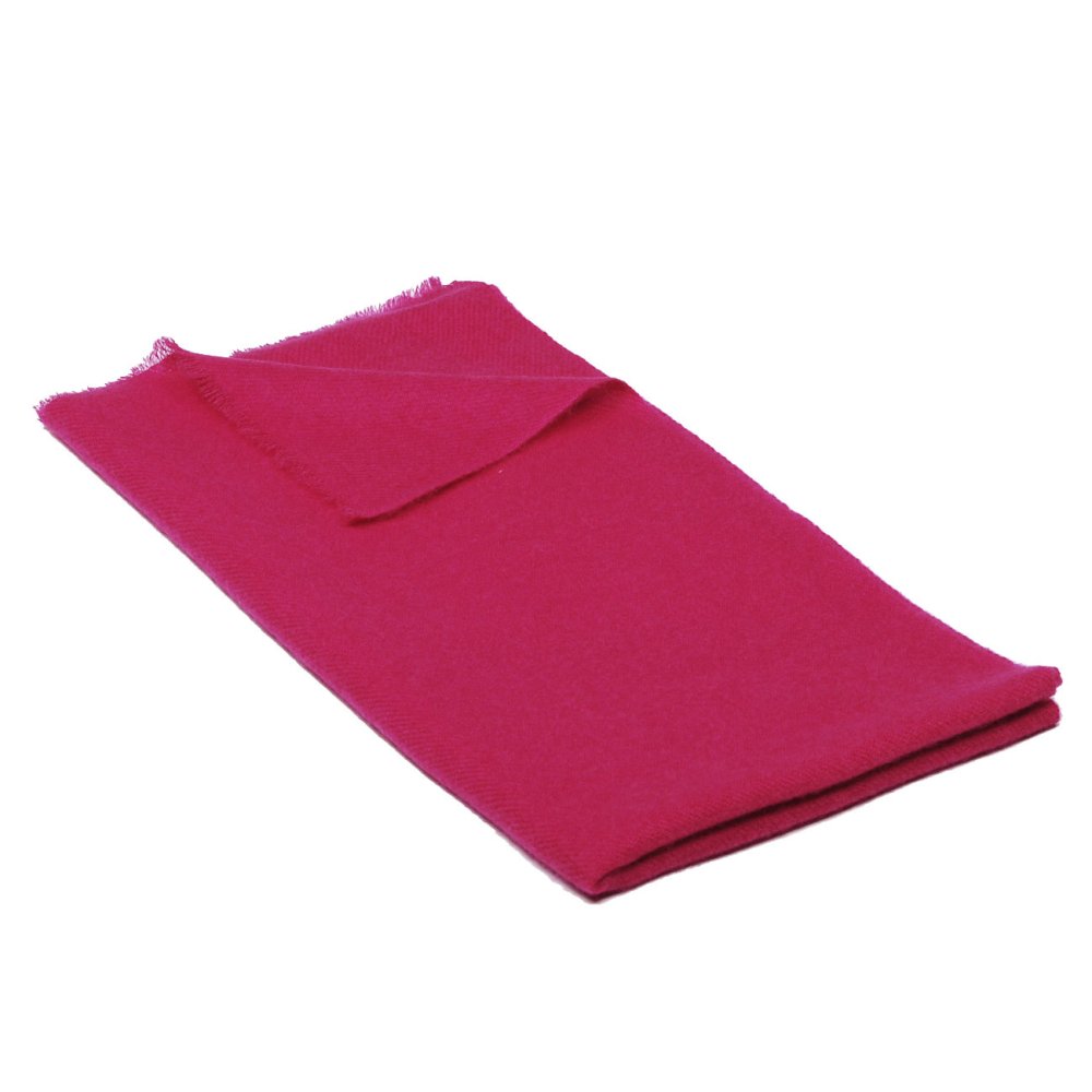 100% kašmírová šála exclusive střední tmavě růžová