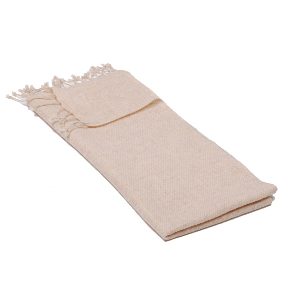 Kašmírová pašmína střední béžová