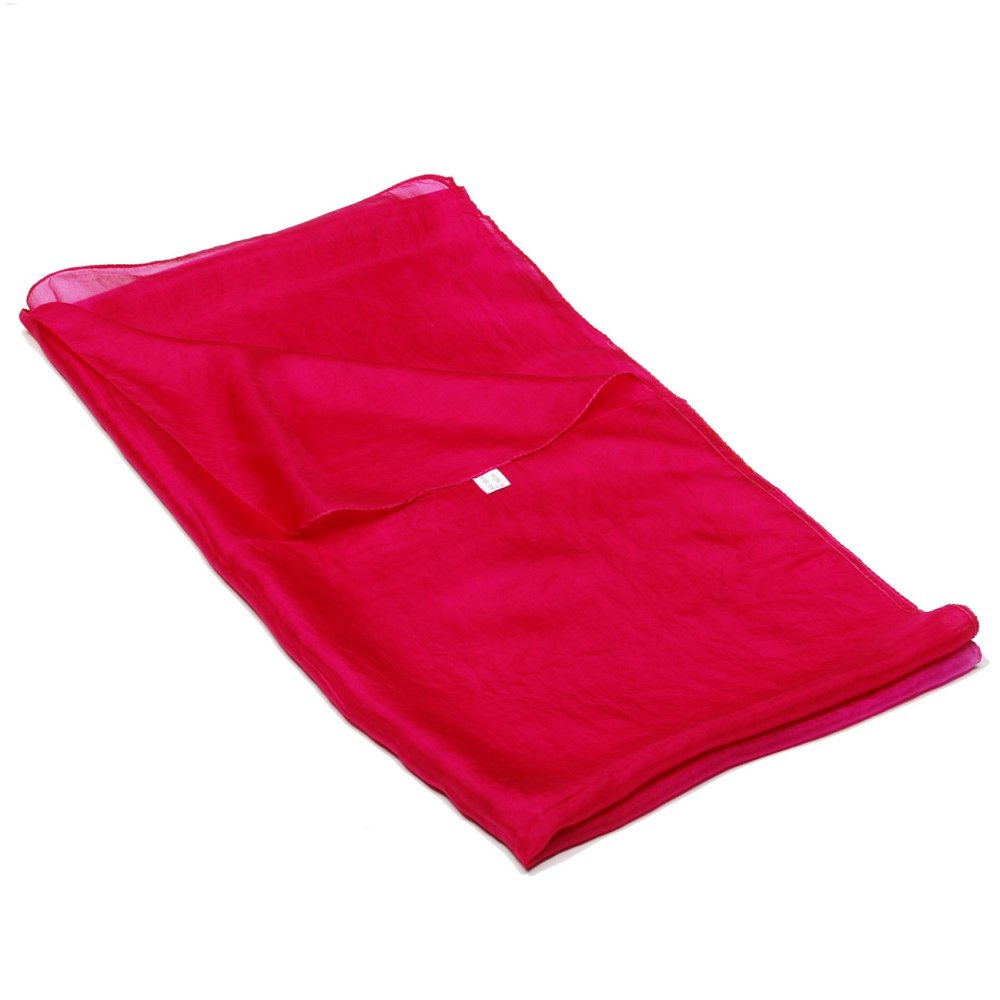 Levně Hedvábná šála ombré magenta
