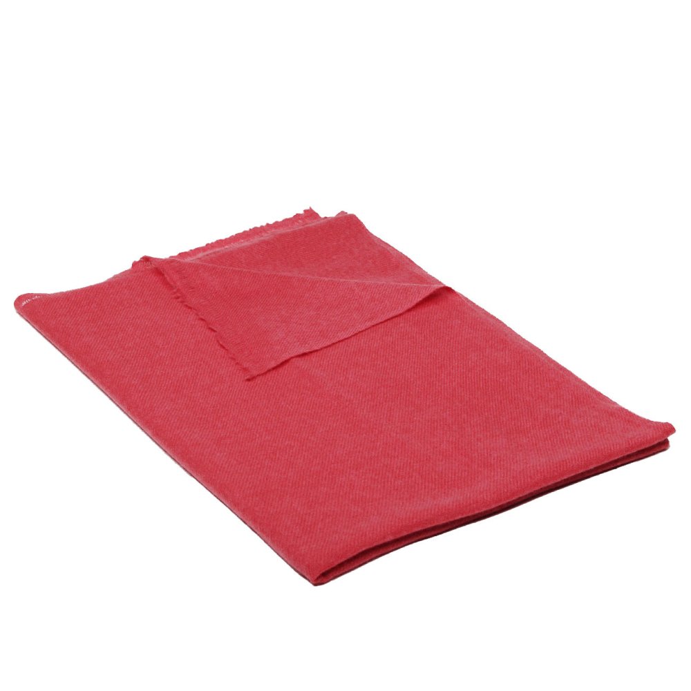 100% kašmírová šála velká korálově růžová